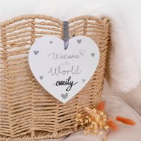 FS831: Baby Heart Plaque - Slight Defect